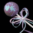 thumbnail image 3 of Palos de adorno de con lentejuelas con palos de comida lazo a pastel y cupcakes Púrpura, 3 of 9