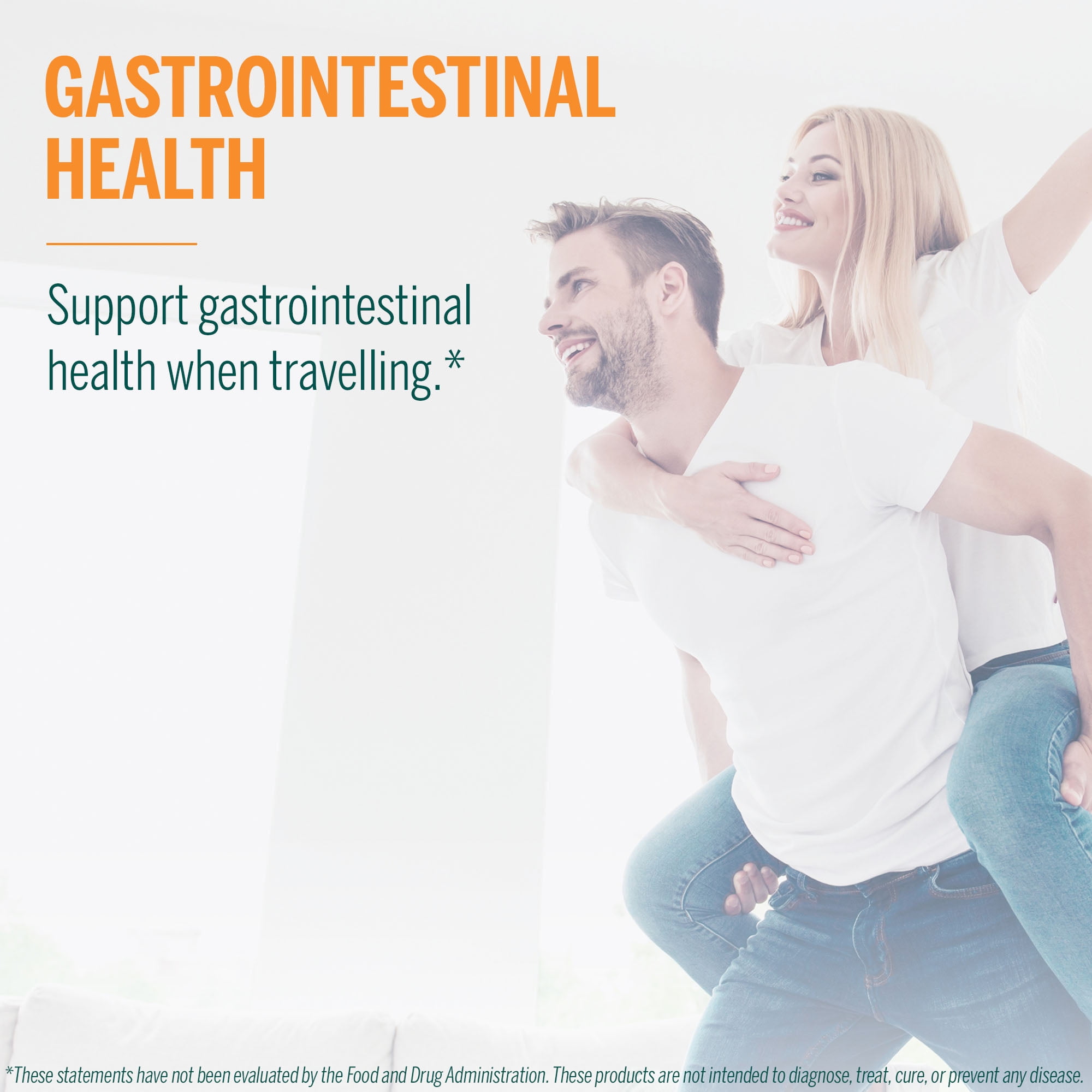 Genestra Brands HMF Travel | Shelf Stable Probiotics to Support Gastrointestinal Health When Travelling | 30 Capsules