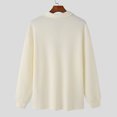 thumbnail image 6 of INCERUN Mens Winter Warm Long Sleeve Collared Neck Half Zip Pullover Tops Casual Sweater, 6 of 6