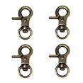 thumbnail image 1 of 4pcs zinc alloy lobster claw clasp Swivel Trigger Clips Swivel Trigger Clips Snap Hooks Bronze, 1 of 9