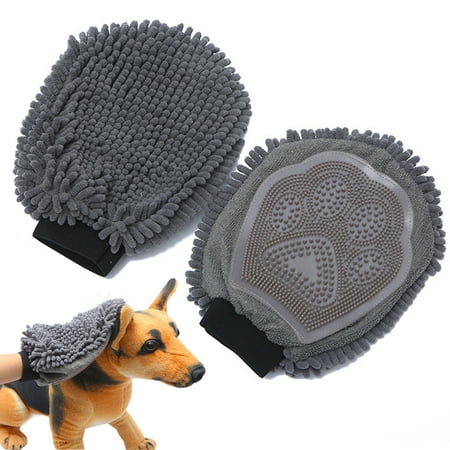 Dog towel glove hot sale