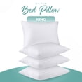 thumbnail image 3 of Juego de ropa de cama Pillow Utopia, cama king size, alternativa de plumón blando, 3 of 8