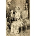 thumbnail image 3 of Charles Dana Gibson 13x18 Black Modern Framed Museum Art Print Titled - The Proposal, 3 of 5