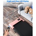 thumbnail image 5 of Under Desk Walking Pad Treadmill for  & Office, 6% Manual Incline, 2.5 , 0.6-3.8 MPH Walking Speed, 300 lb Capacity, App & Remote Control, 5 of 6