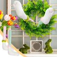thumbnail image 1 of HUGFEGWE Easter Bunny Stuffed Legs Picks 16inch Colorful Polka Dots Rabbit Kicking Tree Legs with Lace Socks Thief Bunny Leg Wreath Attachment for Holiday Floral Arrangement Planters U2536-23862, 1 of 7