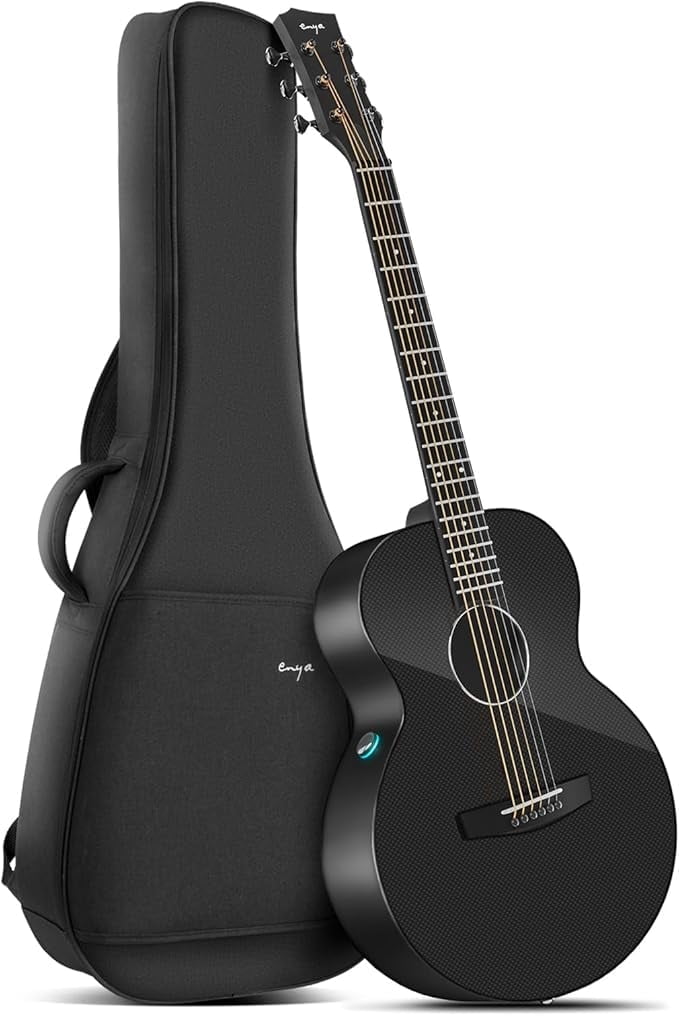 Enya NOVA Go SP1 Carbon Fiber Acoustic Electric Guitar, 35 Inch