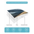 thumbnail image 5 of Mountains Blue Gold Twin Size Down Alternative Comforter, Lightweight Comforter Quilt Bedding Set with Pillow Shams Modern Green Forest Trees All Seasons Bed Comforter Duvet Insert 68"x86", 5 of 7
