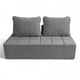 thumbnail image 2 of Sillon De Espuma Naap Concept Nest Doble France 5 Piezas Gris, 2 of 5