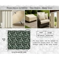 thumbnail image 6 of Soimoi Printed Waterproof Taffeta Fabric - Green Leaves Print | 56" Wide | For Outdoor Cushions, Awnings, Table Covers & Upholstery Projects, By 5 Yard, 6 of 7