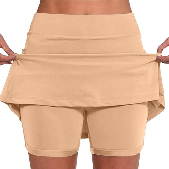 Women's New Color Mid-waist Skirt Pants Sports Casual Shorts Bottoming Skirt Pants,Mid-Waist, Colorful Design, Comfortable Casual Fit, Perfect for Sports, Bottoming Skirt Pants for Versatile Use