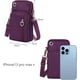 thumbnail image 2 of Bolsa pequeña para teléfono celular para mujer, bolsa para teléfono celular para mujer con correa ajustable para el hombro, bolsa cruzada de tela Oxford para correr para teléfono de 7 pulgadas (con conector para auriculares) ACTIVE Biensenido a ACTIVE, 2 of 5
