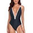 thumbnail image 2 of Trajes de baño para mujer, Trajes de baño para mujer, Traje de baño de moda para mujer, estampado, cómodo, holgado, top de traje de baño, blusa, traje de baño casual y atractivo para mujer, 2 of 6