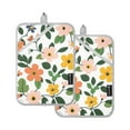 thumbnail image 7 of Yayeee Pot Holders Kitchen Heat Resistant with Pocket 7"x9.8" Cotton Oven Cooking Hot Pads, Retro Colorful Flowers, 7 of 7