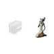 thumbnail image 1 of caso de tejido,Caja de almacenamiento de papel higiénico para montaje en pared,Estatua de dama,Estatua de mujer tribal africana hecha a mano,artesanías de cafetería,Adorno de resina, 1 of 8