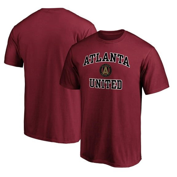 Men's Garnet Atlanta United FC Heart and Soul T-Shirt