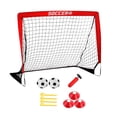 thumbnail image 4 of Almencla But de Soccer pour Enfants Assemblage Facile Filet de Soccer pour Jeu Intérieur Extérieur Terrain de Jeu Rouge, 4 of 8
