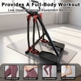 thumbnail image 4 of Kdymod Air Walking Elliptical Exercise Machine - Foldable Cardio Cross Trainer Glider for Full-Body Low-Impact Exercise with LCD Display Ideal for Home Gym，Black, 4 of 9