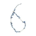 thumbnail image 1 of Monedero con cuentas para teléfono, accesorio decorativo multiusos, llavero con cordón para teléfono Azul, 1 of 9