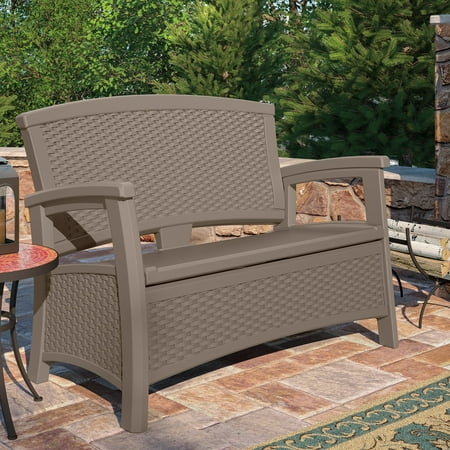 Suncast-Elements-Resin-Wicker-Bench-with-Storage---Best-...