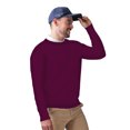 thumbnail image 2 of Glenmuir - Jersey / Sweater cuello redondo Modelo Morar hombre caballero (Burdeos) Glenmuir UTRW516_bordeaux, 2 of 2