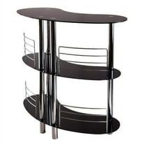 Martini Entertainment Bar - Black -  Metal