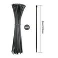 thumbnail image 1 of WorkPro  8 inch 45lb  Dual Lock Cable Ties Black 100 Piece, 1 of 5