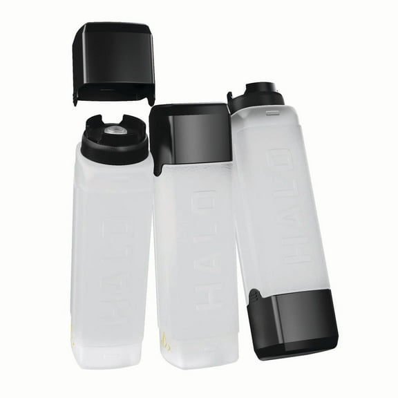 HALO 3-Pack Squeeze Bottles, 27 oz Plastic with Drip-Resistant Valve for Griddle Cooking