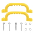 thumbnail image 1 of Miangastore Accessoires de Terrain de Jeu pour Enfants Extérieur Jaune 2 Pcs 9.6x2.7x0.8 Po, 1 of 8