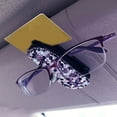 thumbnail image 5 of Magik 3 Pack Rhinestone Universal Car Glasses Sunglasses Eyeglass Visor Holder Clip, 5 of 8