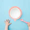 thumbnail image 3 of OULII 1Pcs Bowl Fixing Mat Baby Eating Table Mat with Eco-friendly Silicone Pink, 3 of 8