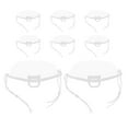 thumbnail image 3 of Shisuyan 8 Pcs Masque Buccal Transparent pour Servir les Aliments, Masque de Protection de Cuisine Réutilisable Antibuée, Bouclier Transparent pour Chefs, Restaurants et Traiteurs d'Hôtel, 3 of 8