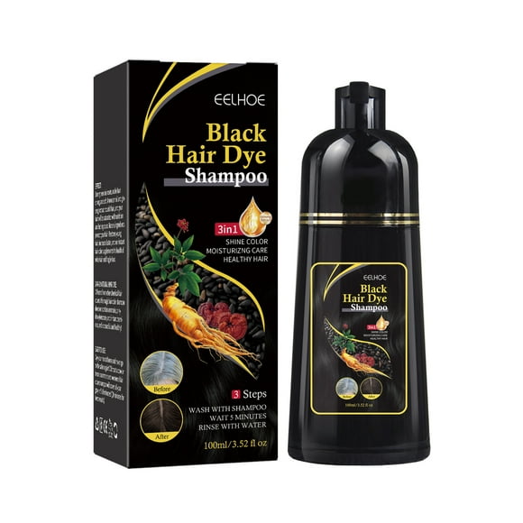 Shsling Natural Herbal Instant Hair Dye Shampoo For White Hair Coloring