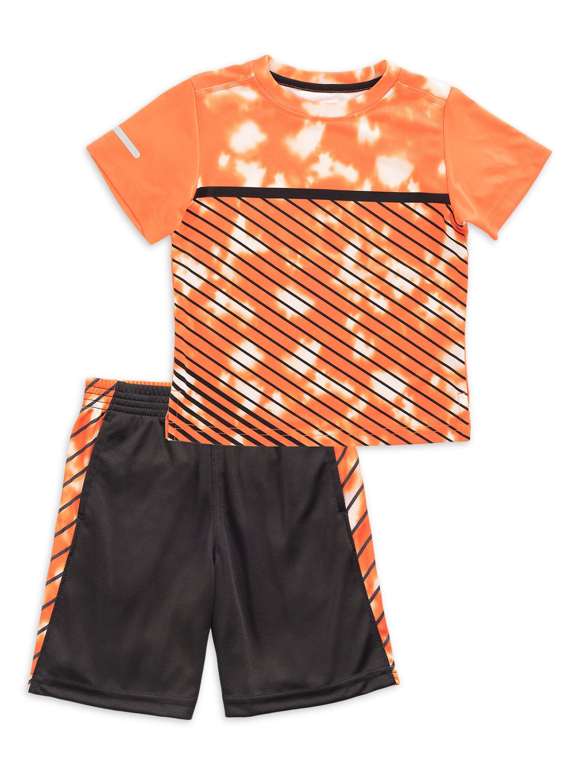 Athletic Works Baby Boy & Toddler Boy Athletic T-Shirt & Short Outfit ...