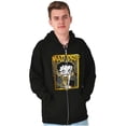 thumbnail image 5 of Betty Boop Mad Drip Heart of Gold Zip Hoodie Sweatshirt Women Brisco Brands L, 5 of 6
