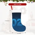 thumbnail image 4 of Daiia Happy New Year 2025 A Print Christmas Stocking，18"Large Knitted Xmas Stocking for Kids, Family Stocking for Fireplace Christmas Holiday Party Decoration, 4 of 7