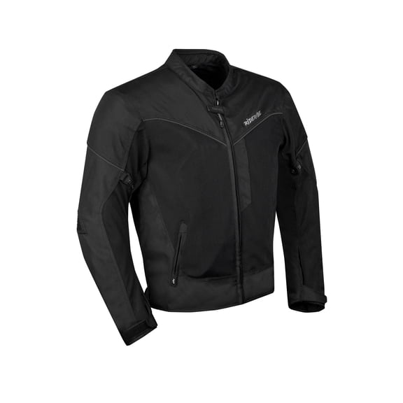Dream Apparel Men’s Mesh Motorcycle Jacket with Reflective Trim, Zip-Out Lining, Adjustable Cuffs
