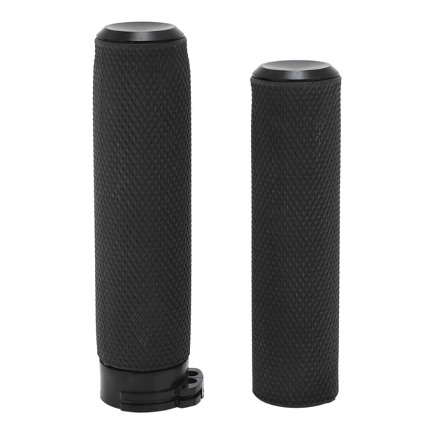 Unique Bargains 1" 25mm 1.1" 28mm Kit de Cubierta de Empuñaduras para Motocicleta Antideslizante TPU para Manillar de Motocicleta Scooter Bicicleta ATV Negro 1 Juego