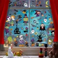 thumbnail image 4 of Halloween Window Stickers, 173Pcs Black Cat & Skeleton & Ghosts, 4 of 6
