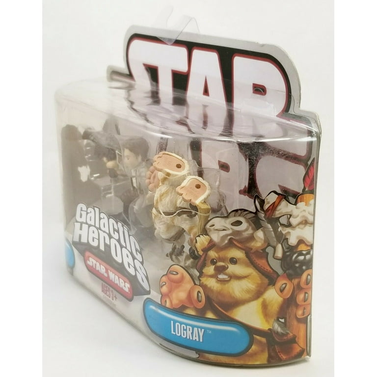 Star Wars Galactic Heroes Han Solo & Logray Hasbro Figure Set