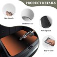 thumbnail image 3 of Universal Car Trunk Mat 29"x39", Orange Black Ombre Waterproof Cargo Liner, Non-Slip Durability Cargo Mat, Modern Gradient Abstract Art All Weather Rear Trunk Protector for Car SUV, 3 of 9