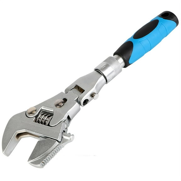 Multifunctional FiveInOne 10Inch Retractable Adjustable Wrench