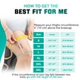 thumbnail image 4 of INDEEMAX Copper Knee Brace for Women Men 2 Pack, Knee Compression Sleeve for Knee Pain, Arthritis, Running,Sports and Recovery Support, 2XL, 4 of 8