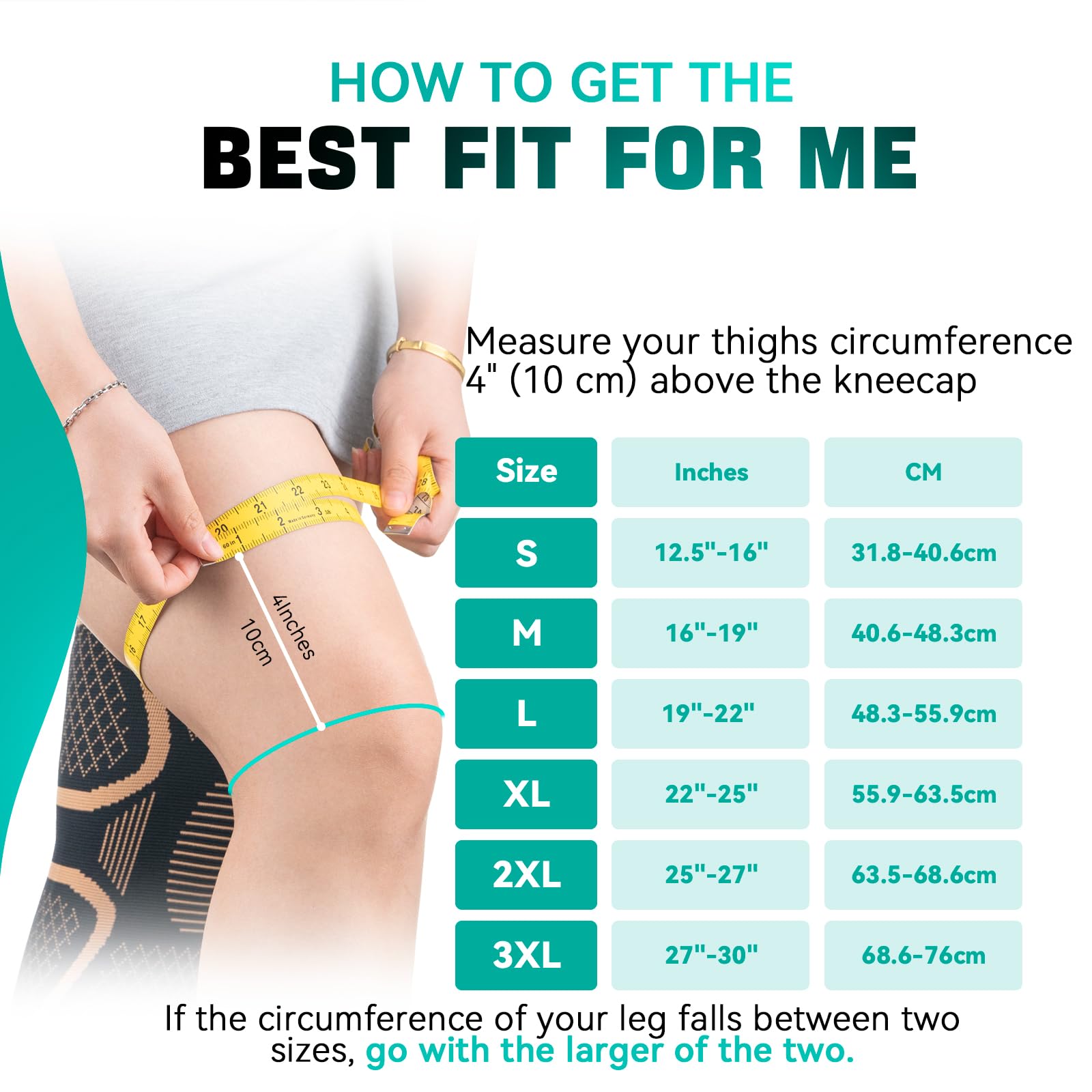 Indeemax Copper Knee Brace 2-Pack for Women and Men photo 6