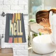 thumbnail image 7 of Yayeee 100% Cotton Hand Towels for Bathroom 16" x 28" Soft Absorbent Kitchen Towel, Red UFO, 7 of 7