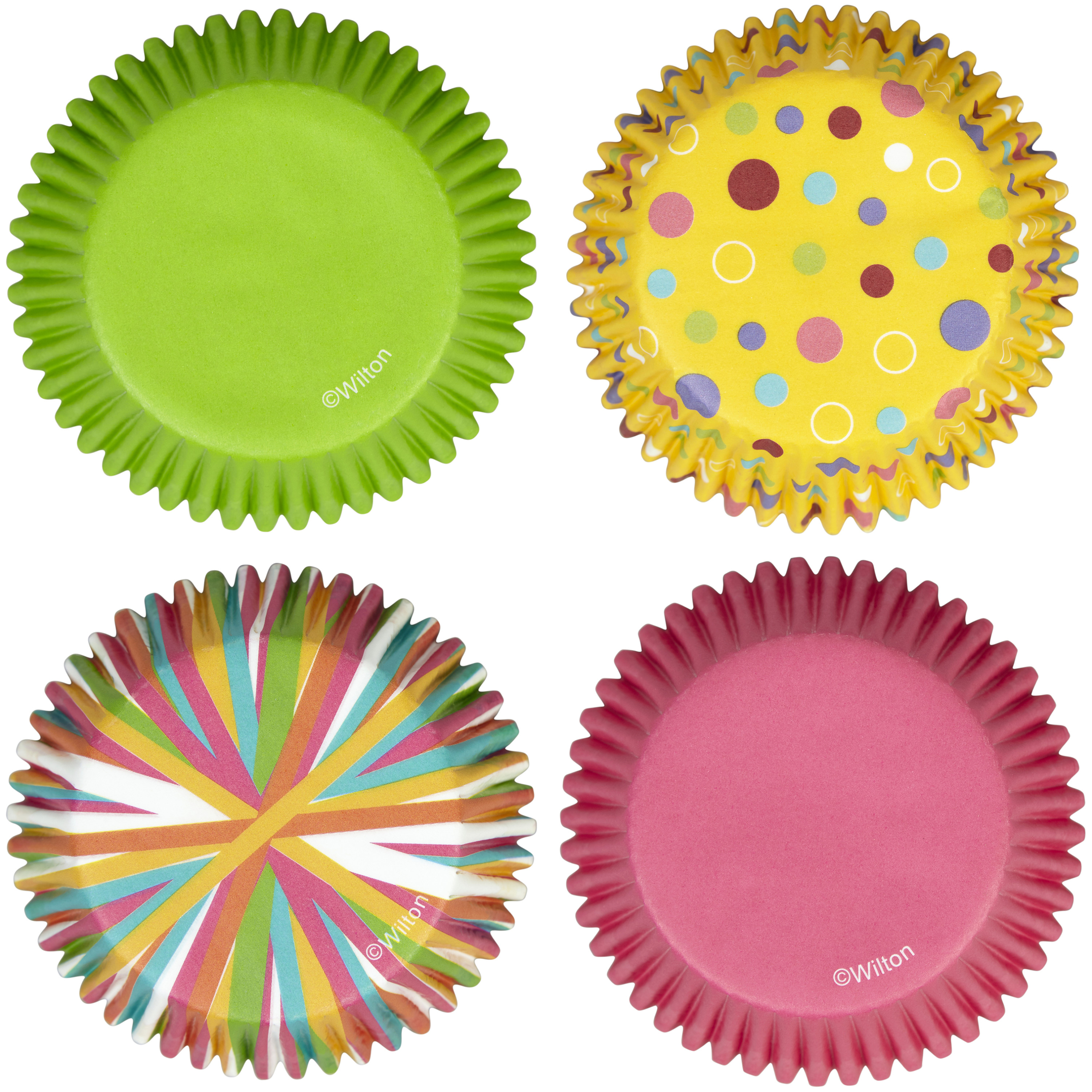 Wilton Stripes and Polka Dots Standard Cupcake Liners, 150-Count - image 2 of 4