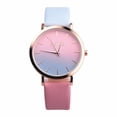 thumbnail image 3 of Retro Rainbow Design Small Wrist Watches for Women Leather Band Analog Watch Bands for Men Alloy Quartz Womens Leather Watches Wrist Watch Womens Watch with Numbers Wind up Watches for Women No B, 3 of 4