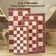 thumbnail image 3 of 3 In 1 Wooden Chess Checkers Backgammon Set Portable Wooden Chess Set for Adults Kids, 3 of 5