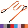 thumbnail image 1 of YOPTOP Dog Training Leash Long Sturdy Dog Leash With 2 Padded Handles Safety Walking Lead For Medium And Large Dogs,Orange,2.5*180CM, 1 of 7