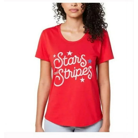 General Standard Ladies' Americana Tee-Shirt, Red, X-Large