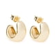 thumbnail image 1 of Aretes Coqueta Broquel Abierto Ametrinaa 10mm Chapa de oro 18k EASM0015, 1 of 5